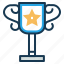 achievement, award, cup, reward, trophy 