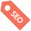 label, optimization, search engine, seo, tag, technology 