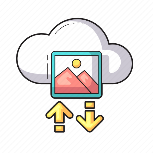 Seo, upload, storage, cloud, download, data, server icon - Download on Iconfinder