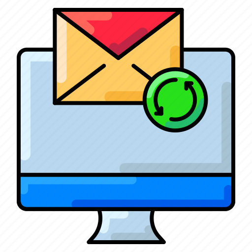 Email, mailbox, refresh, reload, sync, synchronize icon - Download on Iconfinder
