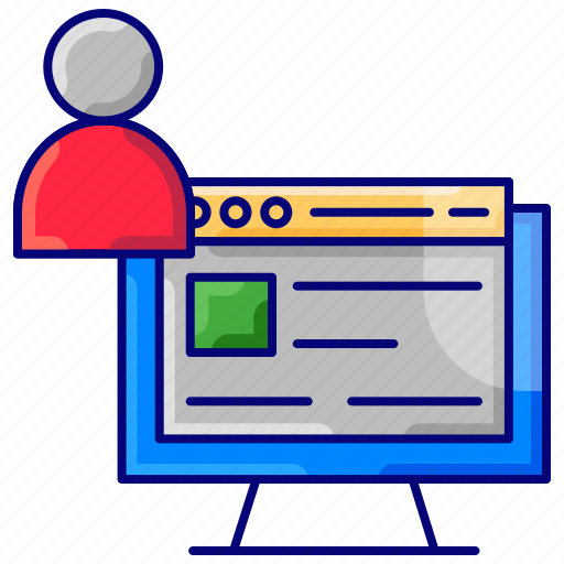 Admin panel, administrator, computer, profile, security, terminal, user account icon - Download on Iconfinder