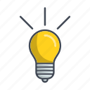 bulb, idea, seo, lamp, light