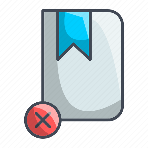 Book, cancel, delete icon - Download on Iconfinder