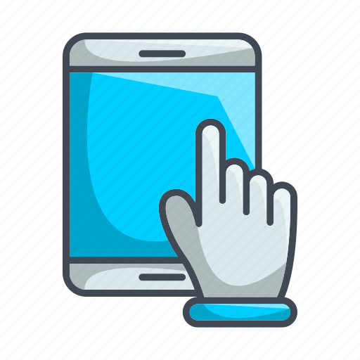 Hand, tablette, essential, fingers, interaction, swipe, touch icon - Download on Iconfinder