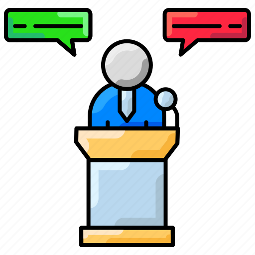 Addressing, conversation, marketing, meeting, presentation icon - Download on Iconfinder