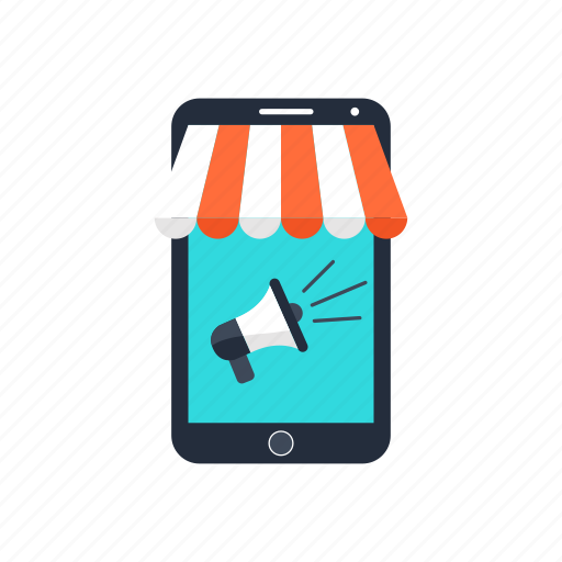Advertising, marketing, mobile, seo, shop, smartphone, web icon - Download on Iconfinder
