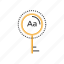find, keywords, magnifying, marketing, search, seo 