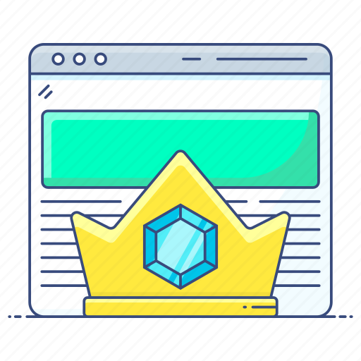Page, quality, best quality web, best web, king website, premium website, page quality icon - Download on Iconfinder