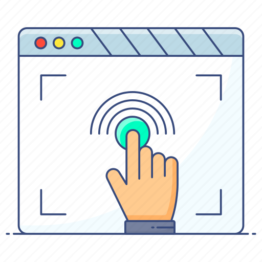 User, interaction, finger tap, hand gesture, finger touch, gesticulation, user interaction icon - Download on Iconfinder