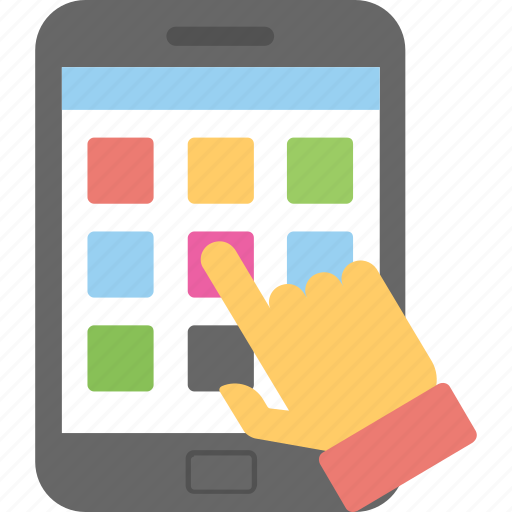 Mobile, mobile interface, mobile menu, mobile usage, smartphone icon - Download on Iconfinder
