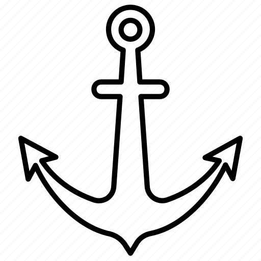 Anchor, text, object, vintage, nautical, old, sea icon - Download on Iconfinder