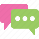 chat bubbles, chatting, communication, conversation, dialogue