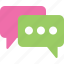 chat bubbles, chatting, communication, conversation, dialogue 