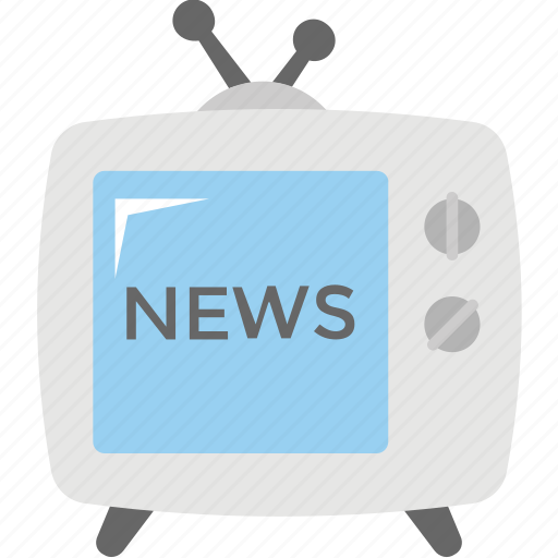 News, news telecast, television, transmission, tv icon - Download on Iconfinder