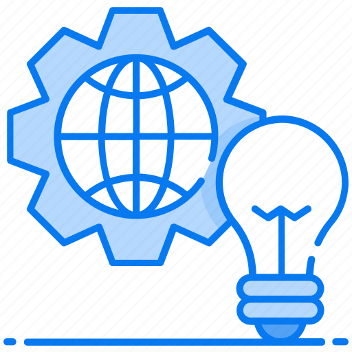 Global development, global idea, global solution, idea development, idea generation icon - Download on Iconfinder