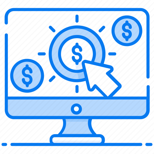 Cost per click, digital advertising, online marketing, pay per click, ppc icon - Download on Iconfinder