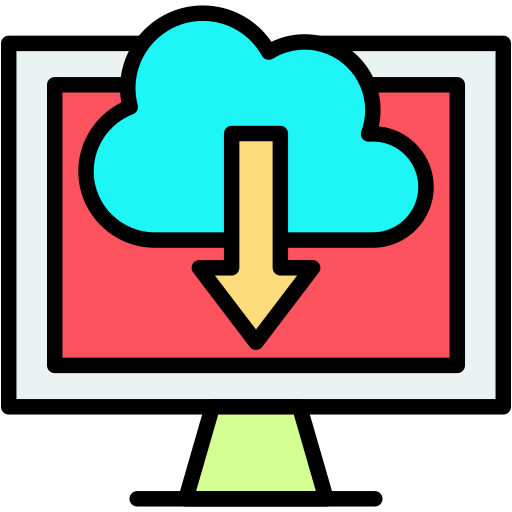 Cloud download, cloud downloading, cloud network, cloud saving, cloud sharing, computing, download icon - Free download