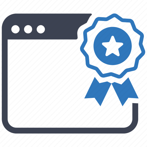 Award, certified, marketing, page, ribbon, seo, webby icon - Download on Iconfinder