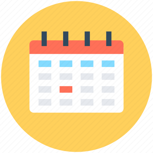 Calendar, schedule, timeframe, wall calendar, yearbook icon - Download on Iconfinder