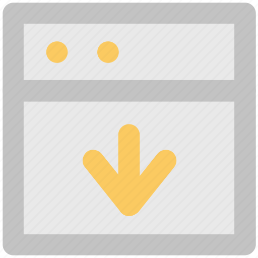 Arrow, down arrow, download, download button, save file icon - Download on Iconfinder