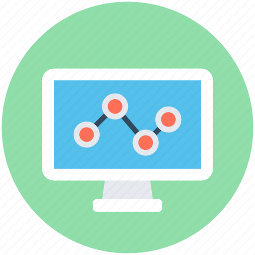 Analytics, computer analytics, graph, graph monitoring, graph screen icon - Download on Iconfinder