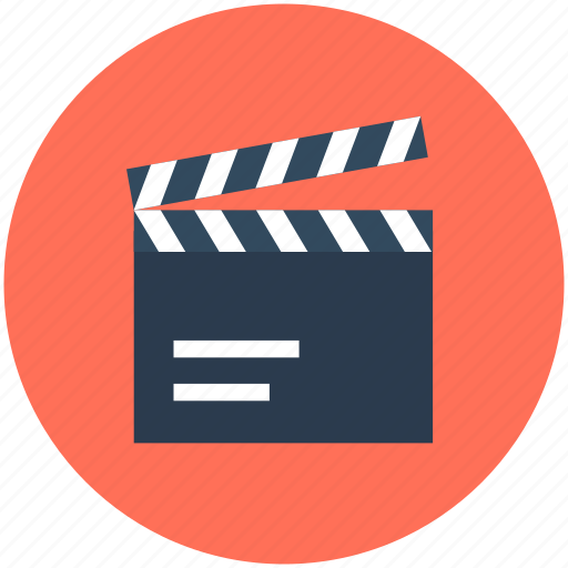 Clapboard, clapper, clapper board, multimedia, time slate icon - Download on Iconfinder