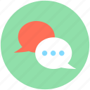 chat balloon, chat bubble, comments, speech balloon, speech bubble 