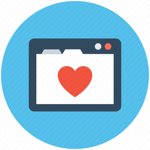 Favorite, favorite web, heart, heart screen, web screen icon - Download on Iconfinder