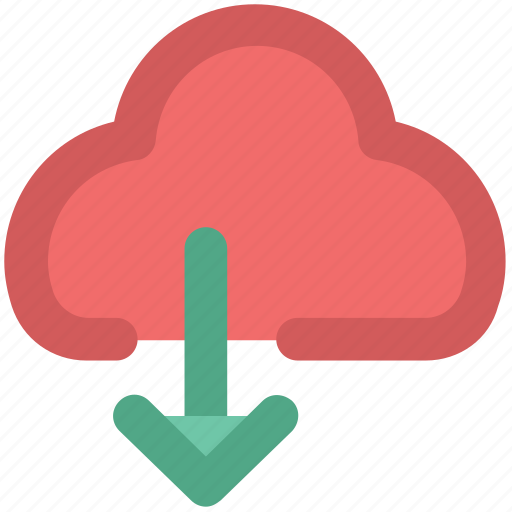 Cloud, cloud computing, down arrow, download, icloud icon - Download on Iconfinder