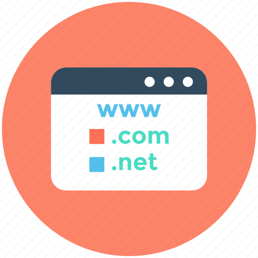 Domain, domain extension, domain types, web domain icon - Download on Iconfinder