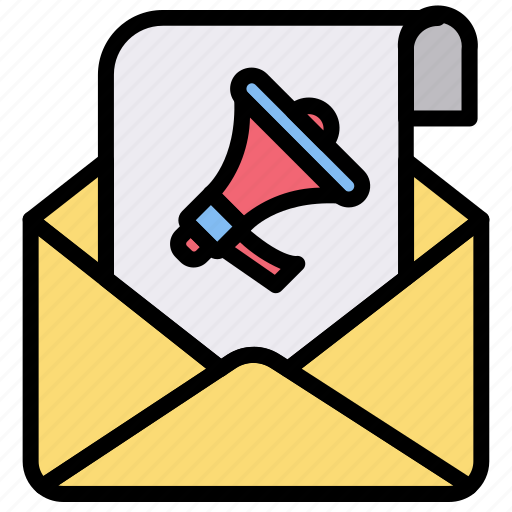Advertisement, email, letter, mail, marketing, megaphone icon - Download on Iconfinder