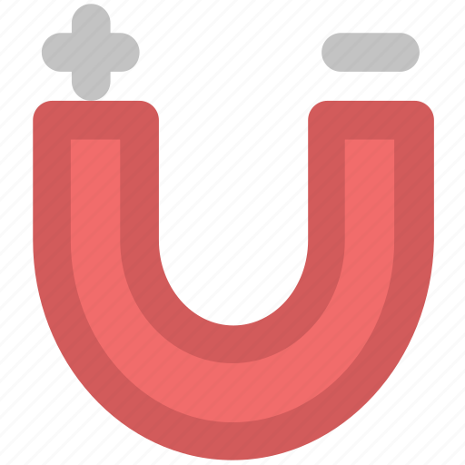 Attract, charge, magnet, negative, physics, positive, science icon - Download on Iconfinder