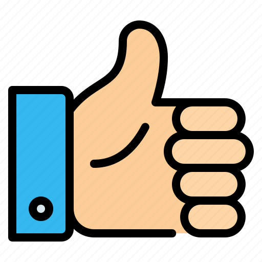 Dislike, favorite, finger, hand, like, seo, thumb up icon - Download on Iconfinder