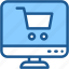 online, shopping, ecommerce, commerce, and, smart, cart, screen 