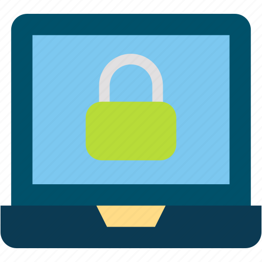 Web, security, safety, laptop, padlock icon - Download on Iconfinder