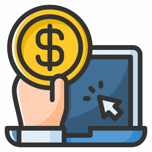 Pay, per, click, ppc, cursor, cash, seo icon - Download on Iconfinder
