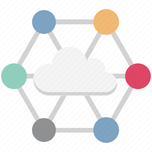 Cloud computing, cloud network, cloud sharing, cyberspace, social media icon - Download on Iconfinder