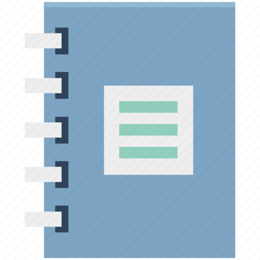 Diary, log pad, notebook, notepad, notes, stationery, writing pad icon - Download on Iconfinder