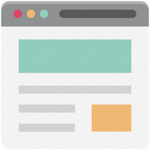 Web content, web grid, web layout, webpage, website layout, website view, wireframe icon - Download on Iconfinder