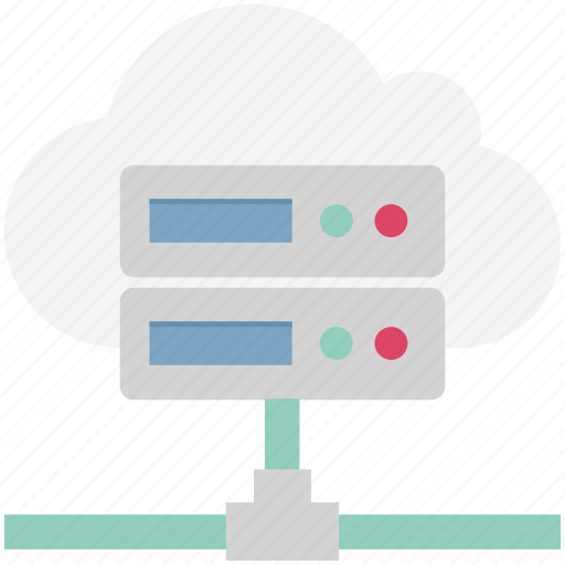 Cloud computing, cloud server, data access, icloud, information access, network, server rack icon - Download on Iconfinder