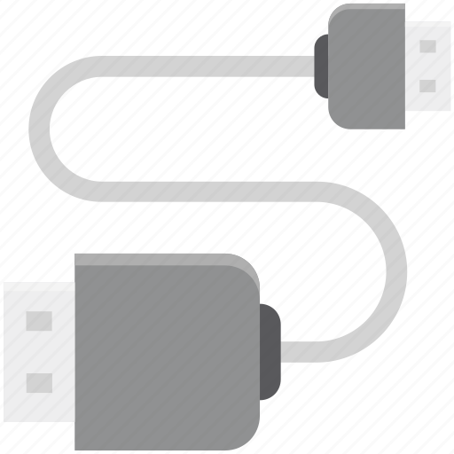 Computer equipment, connector, data cable, micro usb cable, power cable, power cord, usb cable icon - Download on Iconfinder
