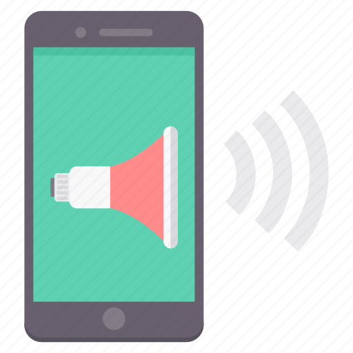 Mobile, phone, speaker, volume, communication, device, smartphone icon - Download on Iconfinder