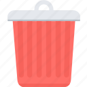 delete, bin, close, garbage, recycle, remove, trash