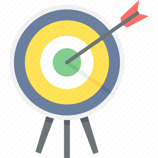 Target, aim, archery, bullseye, dartboard, direction, goal icon - Download on Iconfinder