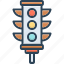 crosswalk, light, semaphore, signal, stoplight, traffic, traffic light 