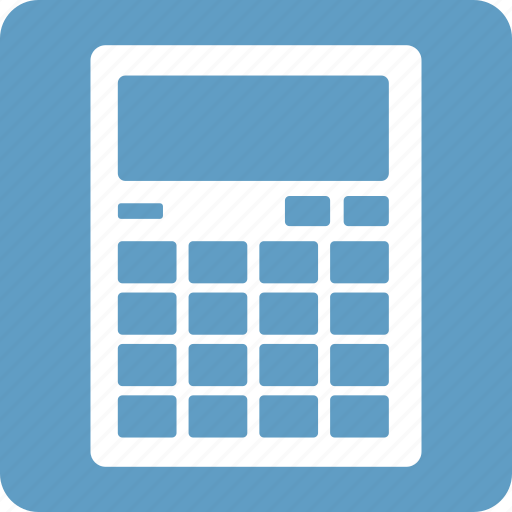 Blue, calculation, calculator, count, seo icon - Download on Iconfinder