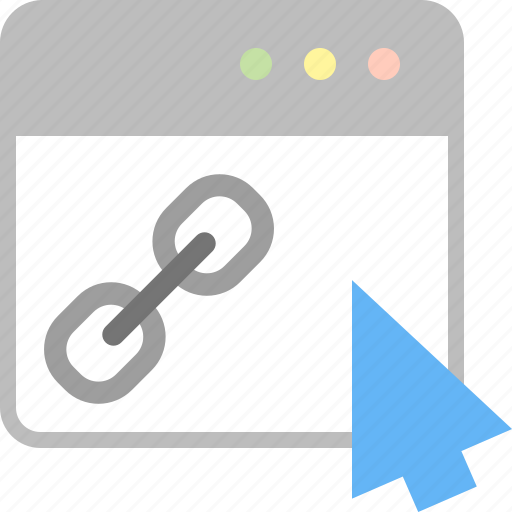 Arrow, chain, cursor, link, optimization, seo, window icon - Download on Iconfinder