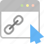 arrow, chain, cursor, link, optimization, seo, window 