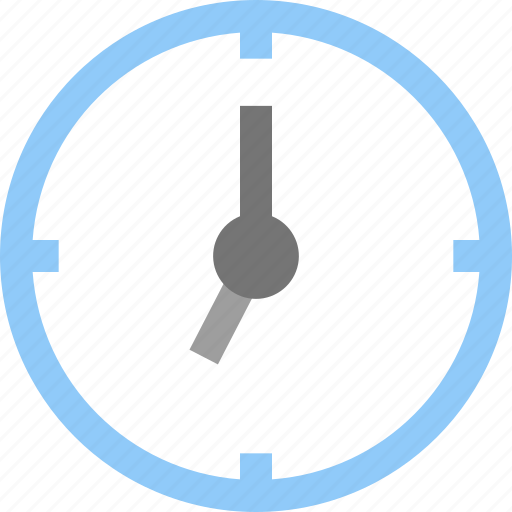 Clock, clockwise, time, timer, waiting icon - Download on Iconfinder