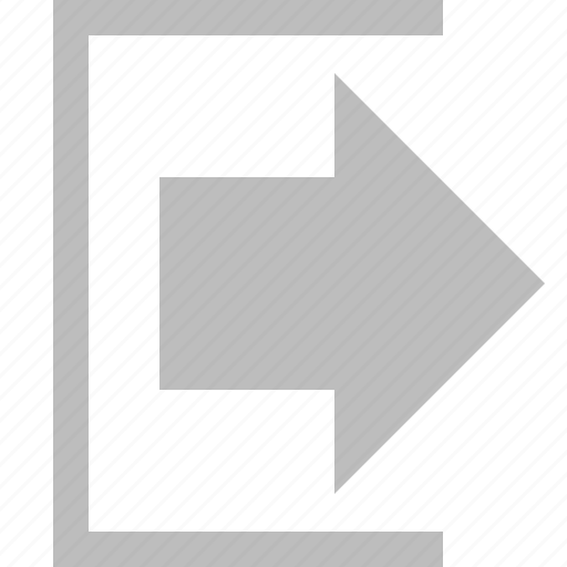 Door, exit, get, log, out, ui icon - Download on Iconfinder